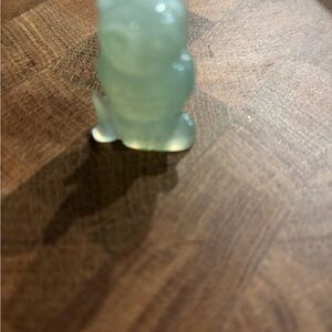 Vintage Owl jade Figurine